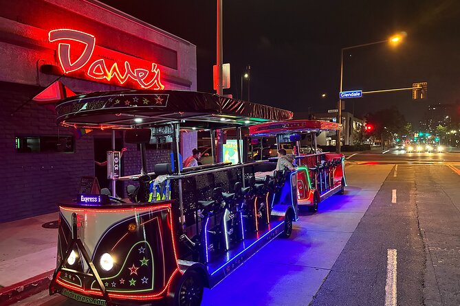 2 Hours Party Bike Pub Crawl Tour in Glendale California - Meeting in Glendale and getting ready to ride