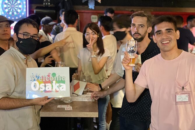 3Hour Osaka Pub Crawl Bar Hopping Nightlife Guided Tour in Namba - Kanemasa Liquor Store and the okonomiyaki stop