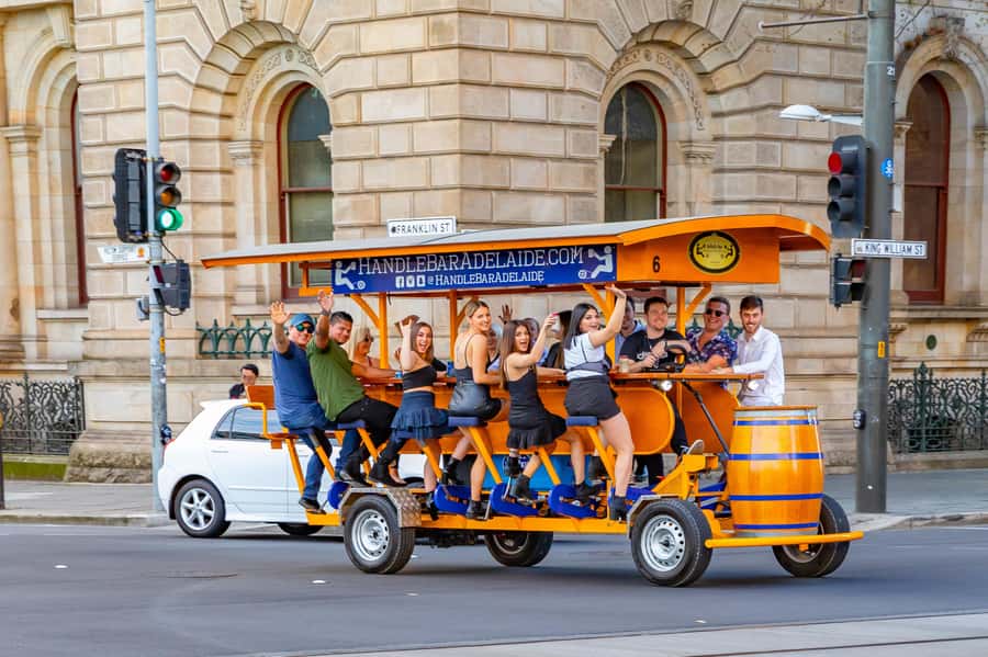 Adelaide: HandleBar Bike Tour with Pub Stops & Dinner Option - A pedal-powered introduction to Adelaide