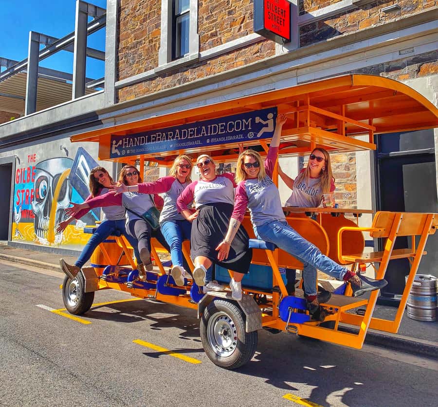Adelaide: HandleBar Bike Tour with Pub Stops & Dinner Option - Pub stops and Adelaide drinks