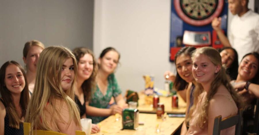 Alicante: Guided Pub Crawl with Shots and Beer - The UV blacklight club is the real finale