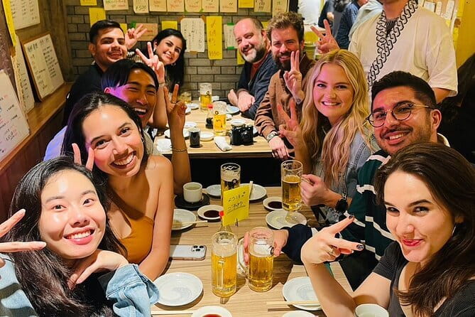 All-You-Can-Drink Bar Hopping Tour in Ueno - What the included food means for the price