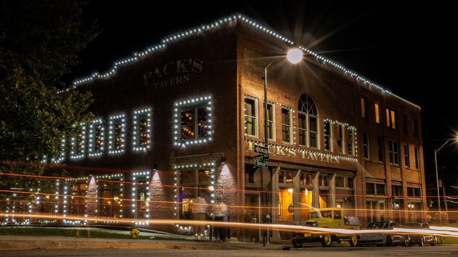 Asheville: Terrors, Boos and Booze Haunted Pub Crawl - The Flatiron Building and a rooftop view