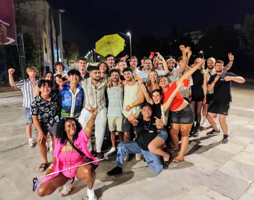 Athens Pub Crawl with 1hr Open Bar & VIP Nightclub Access - Best nights, quieter nights, and expectations