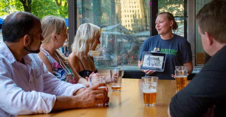 Boston: History Pub Crawl Tour Along the Freedom Trail - Starting at Samuel Adams beside Faneuil Hall