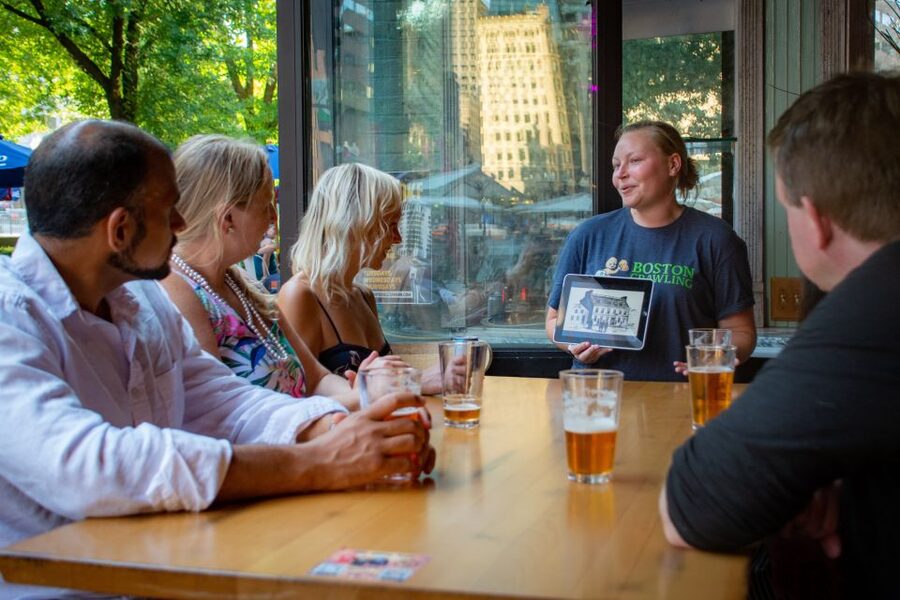 Boston: History Pub Crawl Tour Along the Freedom Trail - Four pub stops, about 30 minutes each