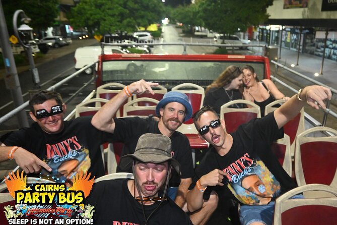 Cairns Party Bus Pub Crawl Night Out Experience - The double-decker bus is part of the attraction