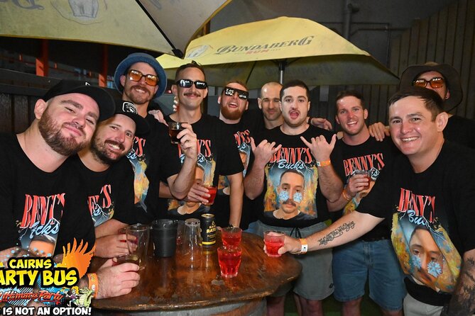 Cairns Party Bus Pub Crawl Night Out Experience - Moving through five bars