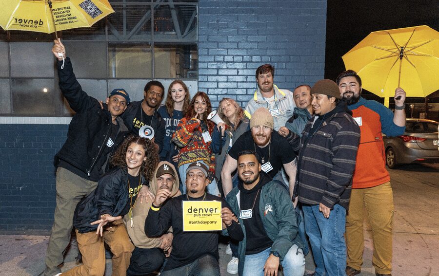 Downtown Denver Pub Crawl - Food & Drinks Included! - Walking through downtown Denver