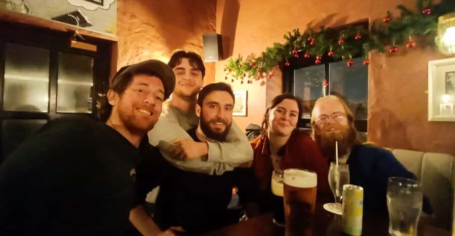 Dublin: Pub Tour. Pour The Perfect Guinness, Whiskey & Music - Walking from Temple Bar toward Christ Church