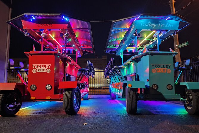 Explore Columbus on The Trolley Pub - Short North and Downtown from a seat on wheels