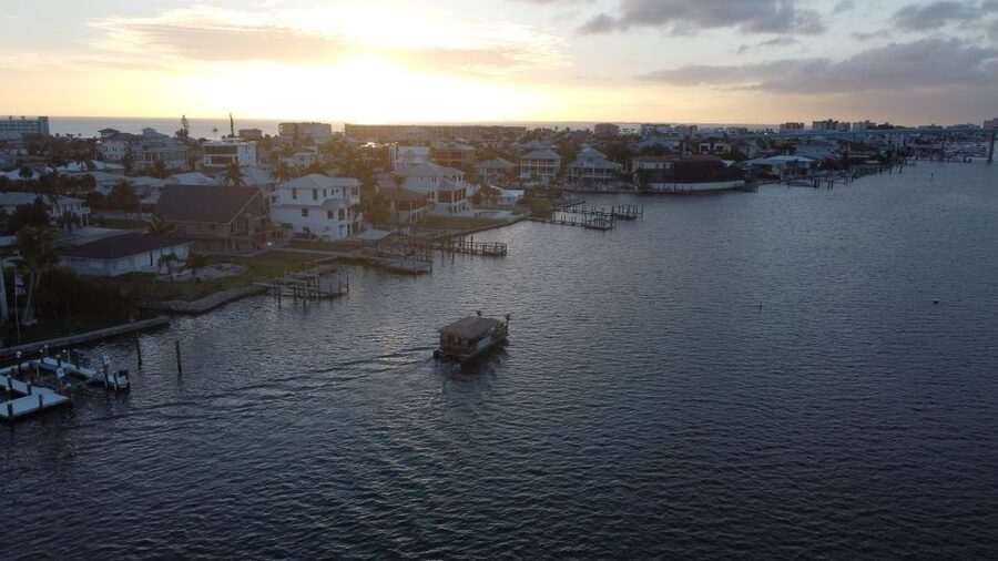 Fort Myers Beach: Adults only BYOB Tiki Pub Sunset Cruise - What the tiki boat atmosphere is really like