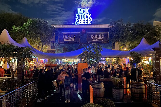 Hop on Hop Off Johannesburg Pub Crawl - The beer taps and open-air ride
