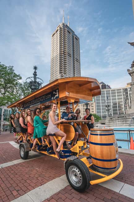 Indianapolis: Open-Air Pedal Pub Tour - Four Drinks And What You Actually Get