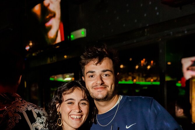 Lisbon: Pub Crawl with Open Bar, Shots & VIP Club Entry - The open bar near Bica Funicular