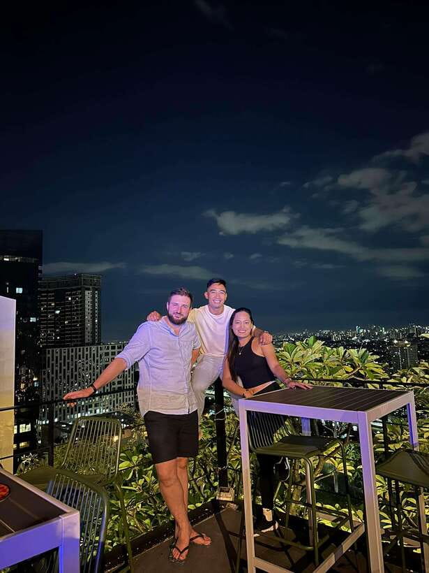 Makati Rooftop and Hidden Bars Experience - Sunset from a Makati rooftop