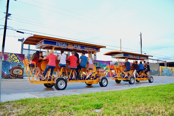 Miami Pedal Pub: Arts District Party Bike Pub Crawl - Why a pedal pub fits Wynwood