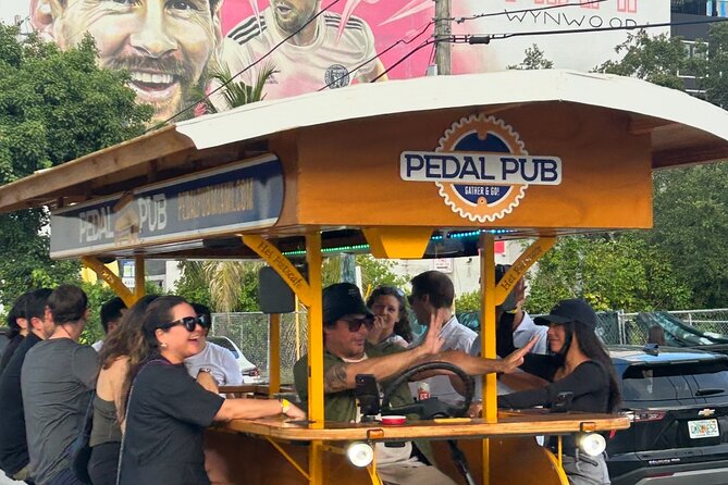 Miami Pedal Pub: Arts District Party Bike Pub Crawl - Stop three: 1-800-Lucky