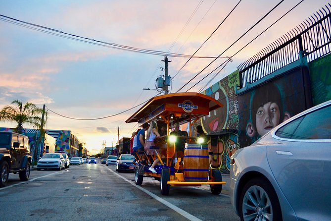 Miami Pedal Pub: Arts District Party Bike Pub Crawl - What the $58 price really covers