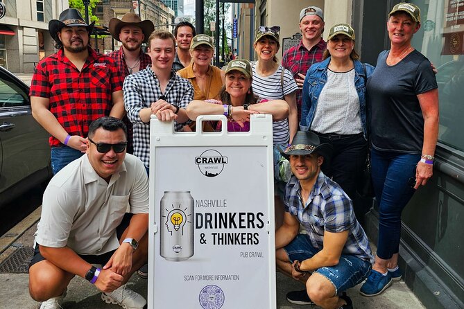 Nashville: Drinkers & Thinkers Pub Crawl - Walking through downtown Nashville’s music story