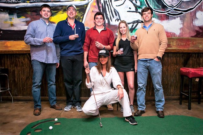 Nashville Pub Crawl Golf Game by Golf Cart - Putting Between Five Nashville Bars