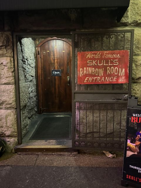 Nashville's Haunted Spirits Murder & True Crime Pub Crawl - Printers Alley as the tour’s natural setting