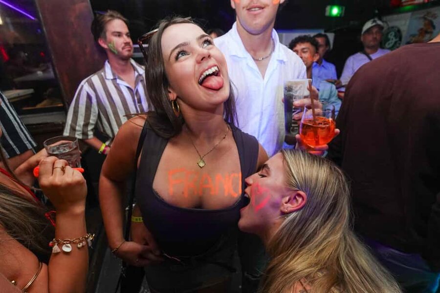 New Year’s Eve Party: Pub Crawl Nice with VIP Entry in Club - A photographer adds a useful souvenir
