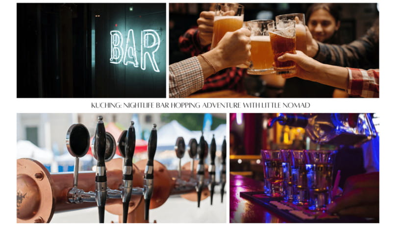 Nomadic Nightfall: Kuching Pub Crawl Adventure - Rooftop views over the Sarawak River