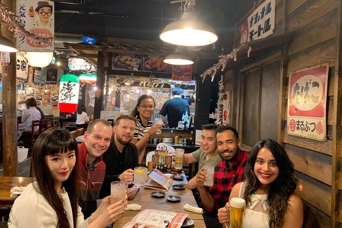 Osaka Bar Hopping Night Walking Tour in Namba (3 bars, 6 tastes) - Three bars, six tastes, and a full evening meal