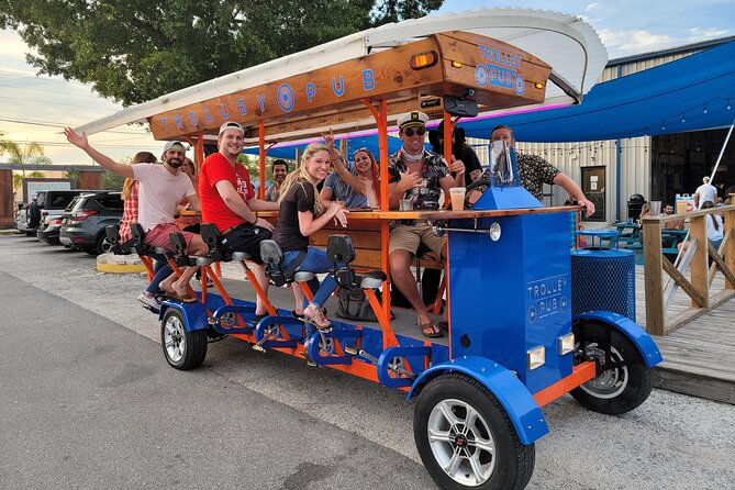 Party Bike through St. Pete with Bar+Mural Stops on Trolley Pub - What the two-hour ride is really like