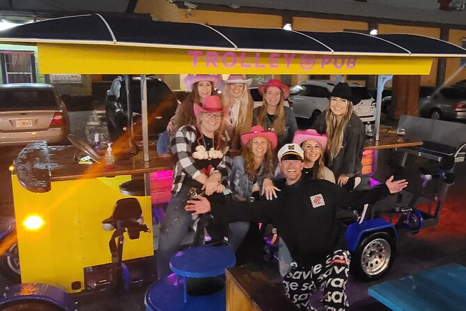 Party Bike through St. Pete with Bar+Mural Stops on Trolley Pub - The Dog Bar: the most unusual stop