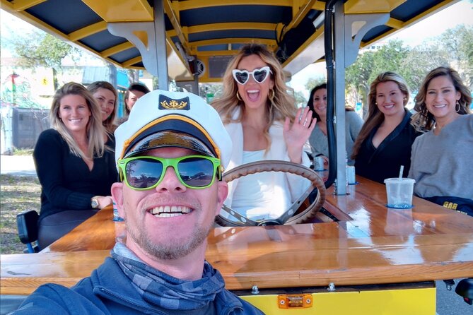 Party Bike through St. Pete with Bar+Mural Stops on Trolley Pub - Pinellas Ale Works: an easygoing brewery stop