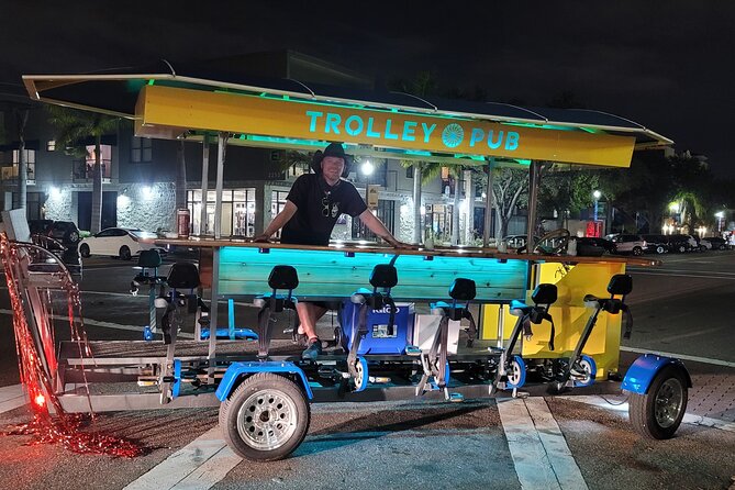 Party Bike through St. Pete with Bar+Mural Stops on Trolley Pub - Murals, music, and the view from the road