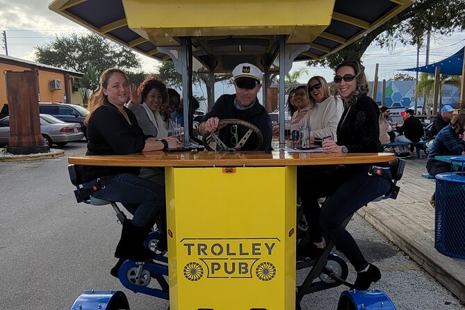 Party Bike through St. Pete with Bar+Mural Stops on Trolley Pub - The exercise factor, without pretending it is a workout class