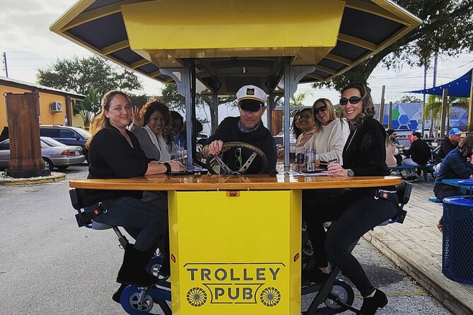 Party Bike through St. Pete with Bar+Mural Stops on Trolley Pub - Starting at 3 Daughters Brewing