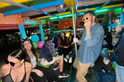 Party Crawl: 6 Nightclubs, DiscoTruck, AfterParty, 1h Openbar pub