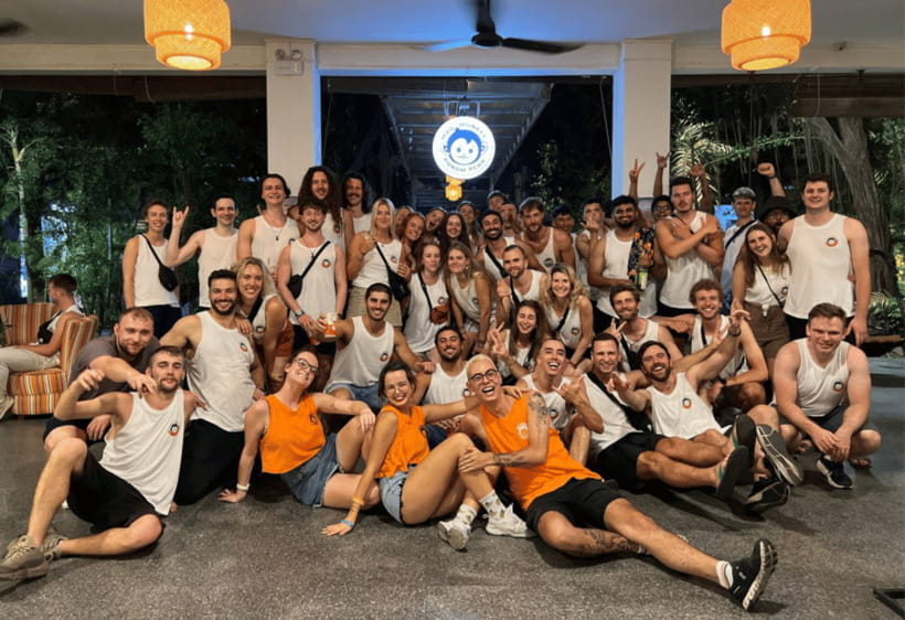Phnom Penh Pub Crawl with Free Mad Monkey Singlet - Duplex Belgian Tavern and the middle of the night