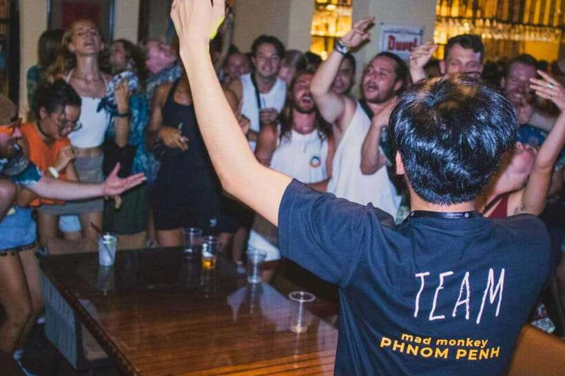 Phnom Penh Pub Crawl with Free Mad Monkey Singlet - Meeting at Mad Monkey at 7:00 PM