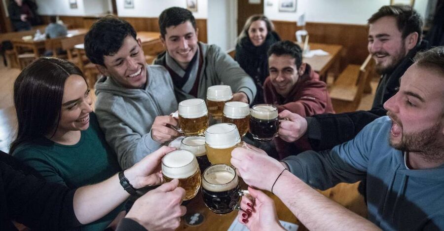 Prague: Castle Side Breweries & Pubs Guided Walking Tour - The tram ride toward Prague Castle