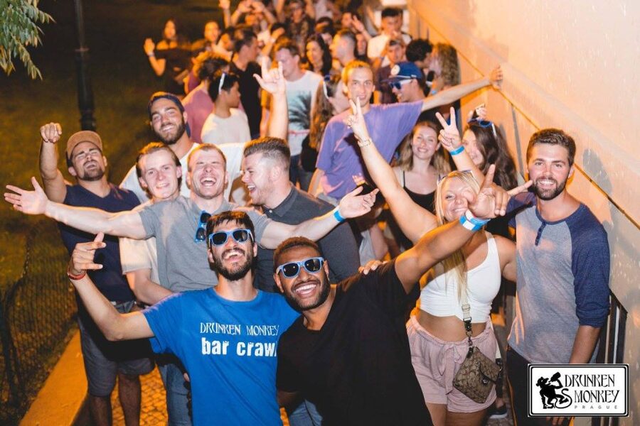 Prague: Pub Crawl with Unlimited Drinks, Bars & Club Entry - Walking three to five minutes between venues