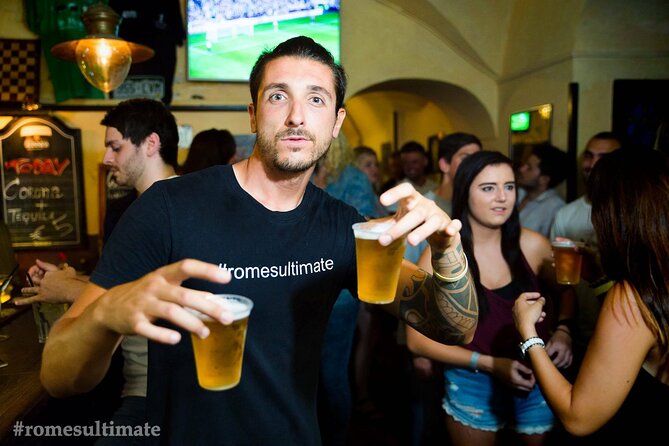 Rome's Ultimate Party aka the Spanish Steps Pub Crawl - A six-hour night that starts with a serious head start