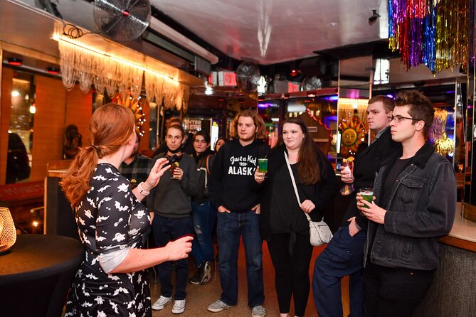 Salem Booze and Brews Haunted Pub Crawl by US Ghost Adventures - The first bar at 87 Washington Street