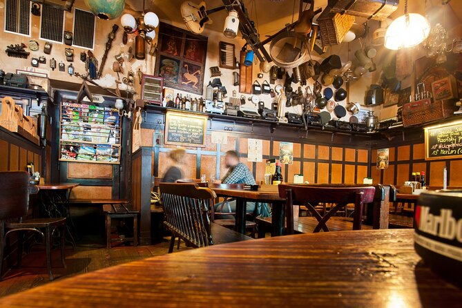 Small-Group Local Pubs Walking Tour And Traditional Czech Dinner - Walking through central Prague after dark