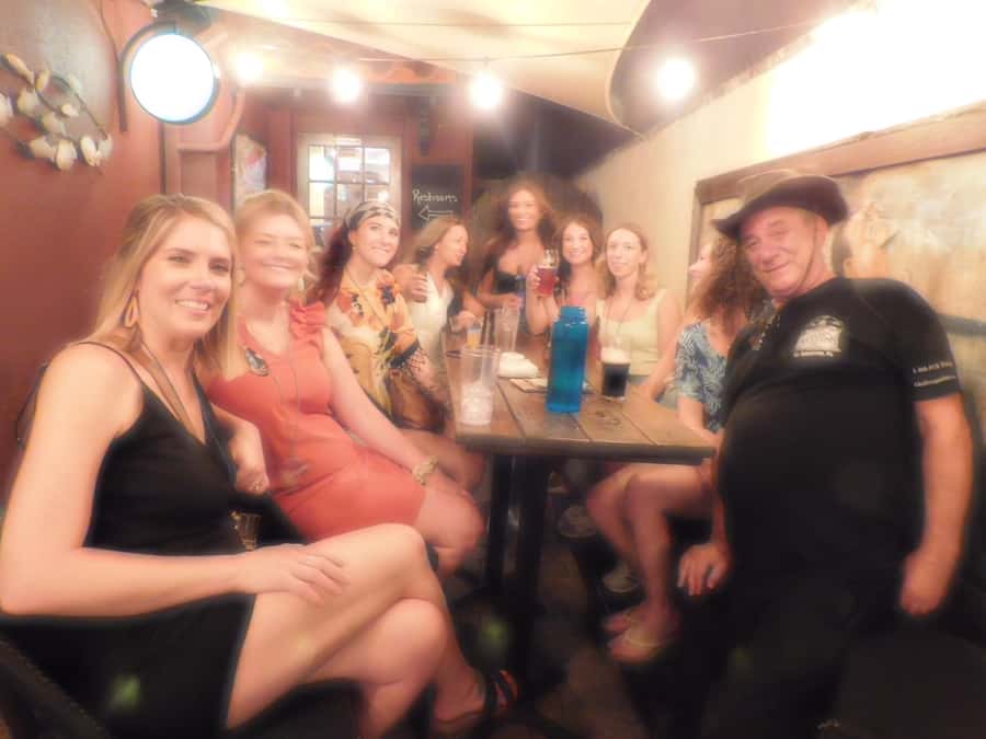 St. Augustine: Haunted Pub Crawl Walking Tour with a Guide - A ghost tour with a bar stool at the end