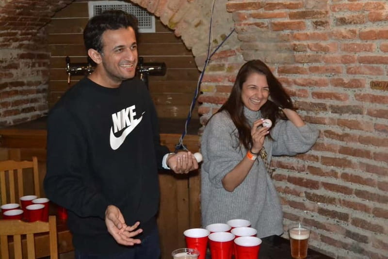 Tbilisi: City Pub Crawl with welcome shots in game format - Crossroads Bar: an easy place to join the group