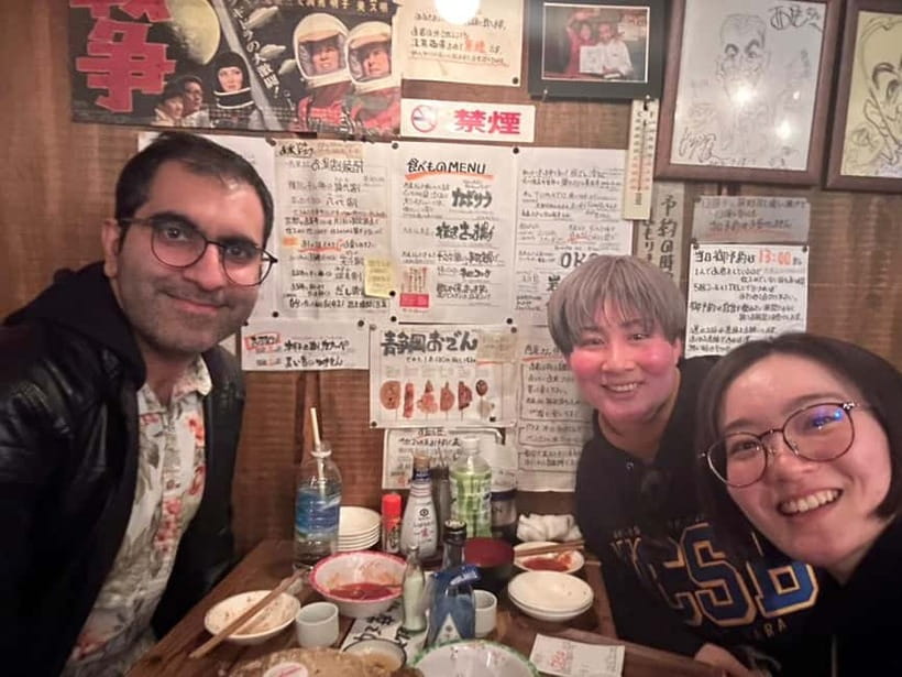 Tokyo:Japanese pub Journey with University Students - Meeting two students near Shinjuku Station