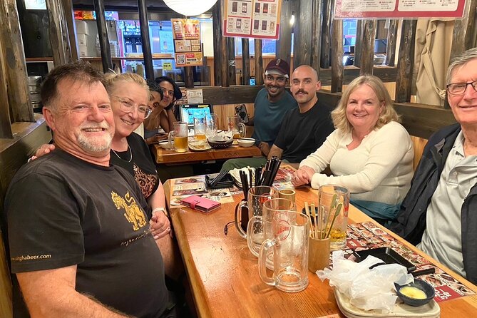 Tokyo: Shinjuku Local Bar Hopping Walking Tour - Kabukicho: a second izakaya and a livelier mood