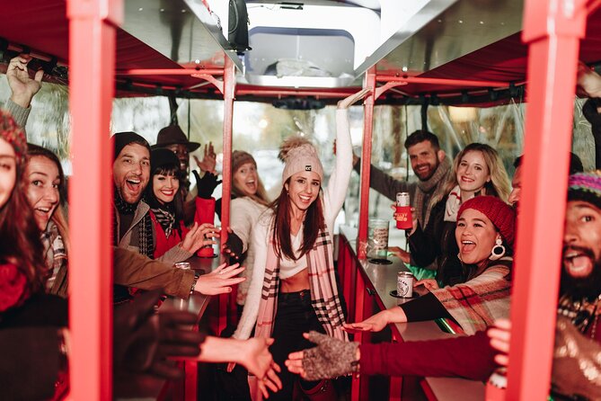 Trolley Pub Holiday Lights Tour in Columbus - Bicentennial Park and the Scioto Mile