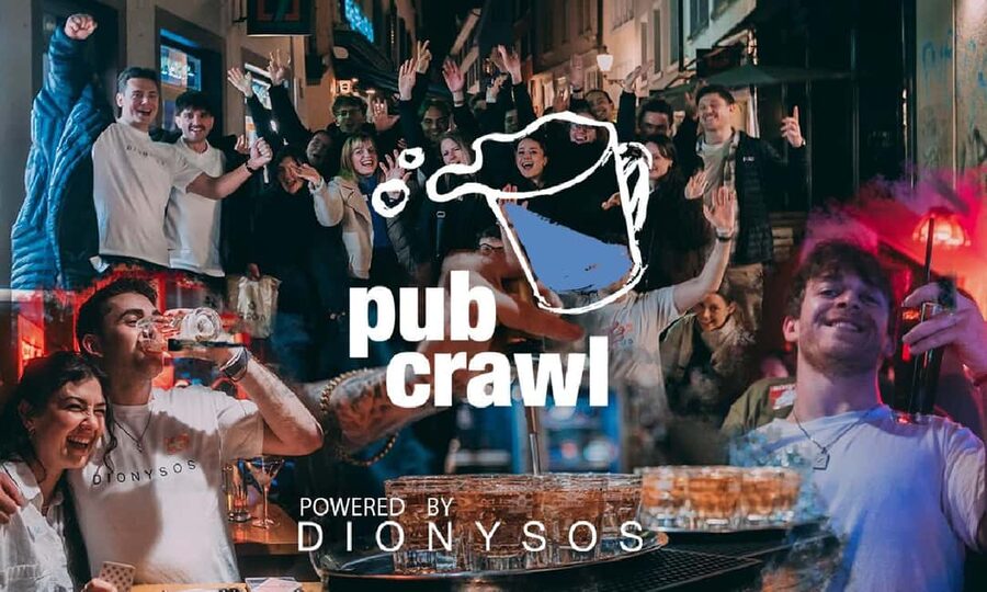 Zurich Pub Crawl - Dionysos Zurich Pub Crawl - Finishing With Zurich Club Entry